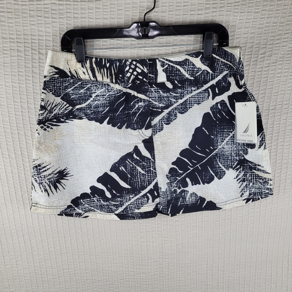 Nautica Tropical Nylon Mini Skirt‎ Women's Large